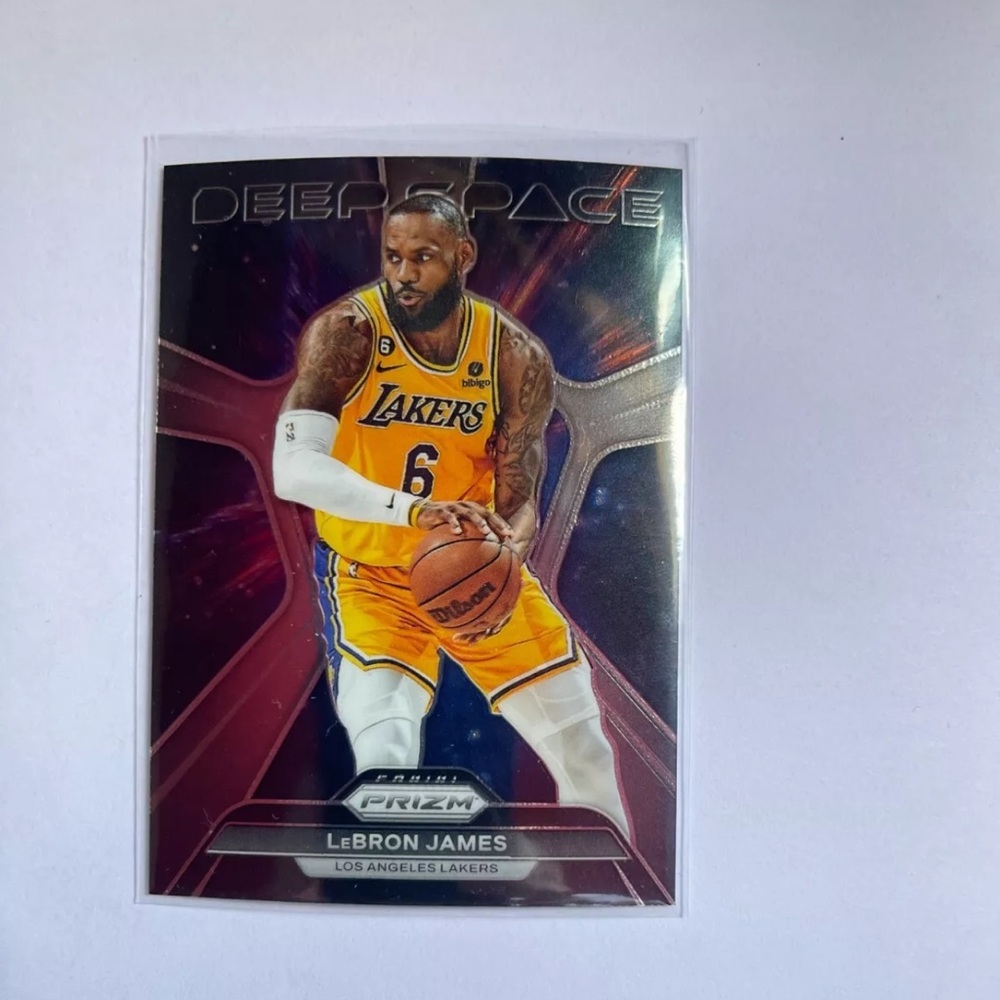 2023-24 Panini Prizm Basketball LeBron James DEEP SPACE #7 Los Angeles Lakers🔥